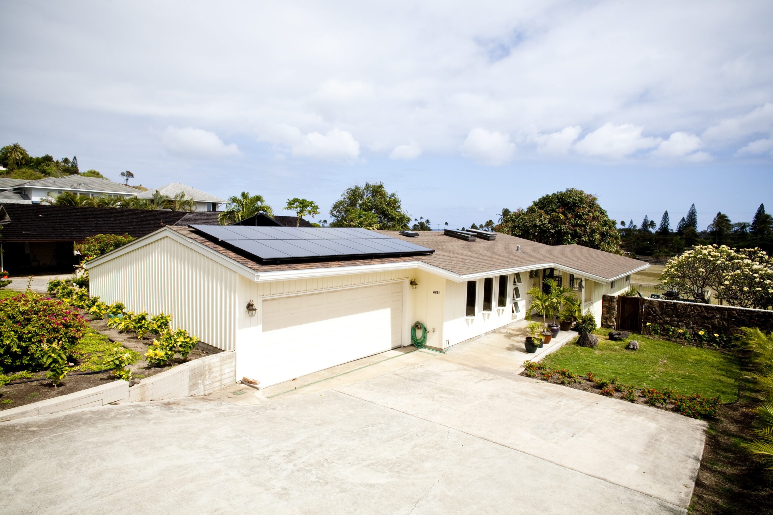 Residential solar installation in Ewa Beach.